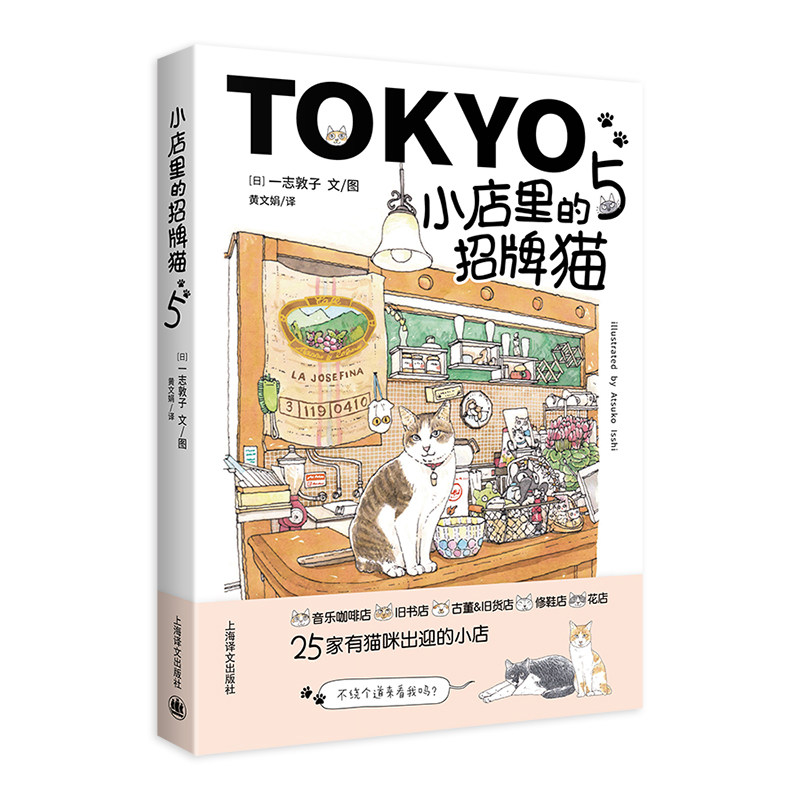 小店里的招牌猫5 一志敦子 唯美的手绘画面 人与猫的互动