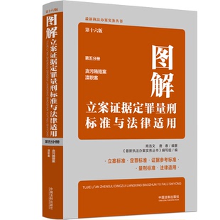 法律实务 第十六版 图解立案证据定罪量刑标准与法律适用 第五分册