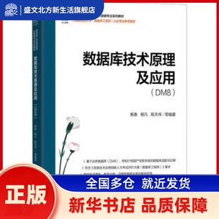 数据库技术原理及应用:DM8 杨春[等]编著 机械工业出版社 新华书店正版