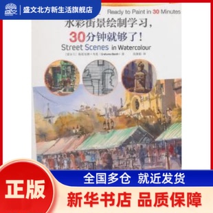 世界绘画经典教程:水彩街景绘制，30分钟就够了！ [爱尔兰]格雷厄姆·布思 人民邮电出版社 新华书店正版