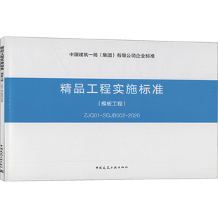 SGJB002 ZJQ01 2020建筑规范 模板工程 精品工程实施标准