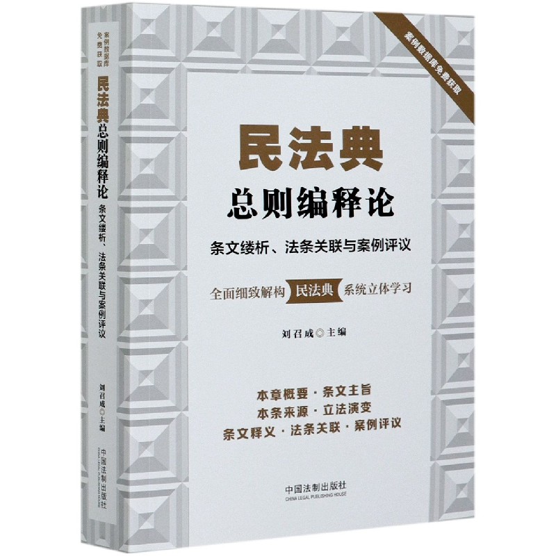 民法典总则编释论(条文缕析法条关联与案例评议)