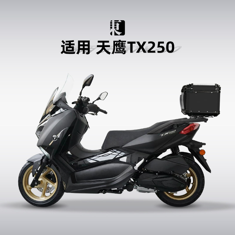 适用天鹰TX150/250摩托车尾箱铝合金后备箱讯150力帆蓝鲟专用尾架