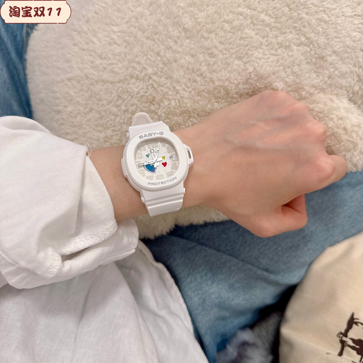 卡西欧手表女学生BGA-10-4/6/7