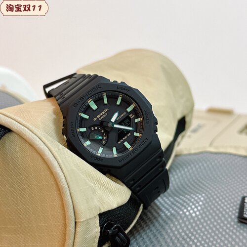 卡西欧G-SHOCK农家橡树八角碳纤维防水运动户外手表GA-2100RC-1A