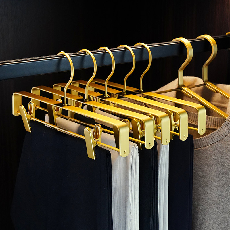 铝合金裤夹家用无痕高端金属强力挂裤子衣架专用高级收纳裙夹裤架,收纳整理,裤/裙架,淘宝优惠券,粉丝福利购,淘宝优惠卷