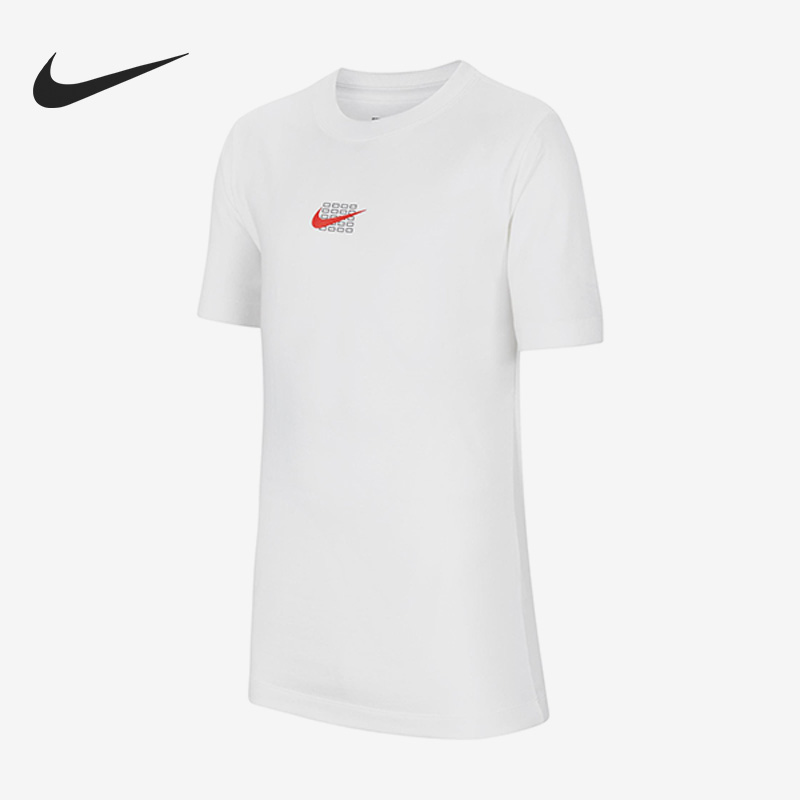 Nike/耐克正品2023季新款大童运动圆领短袖T恤FN3712-100