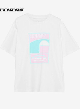 Skechers/斯凯奇正品儿童运动篮球休闲训练针织短袖P222G031-0019