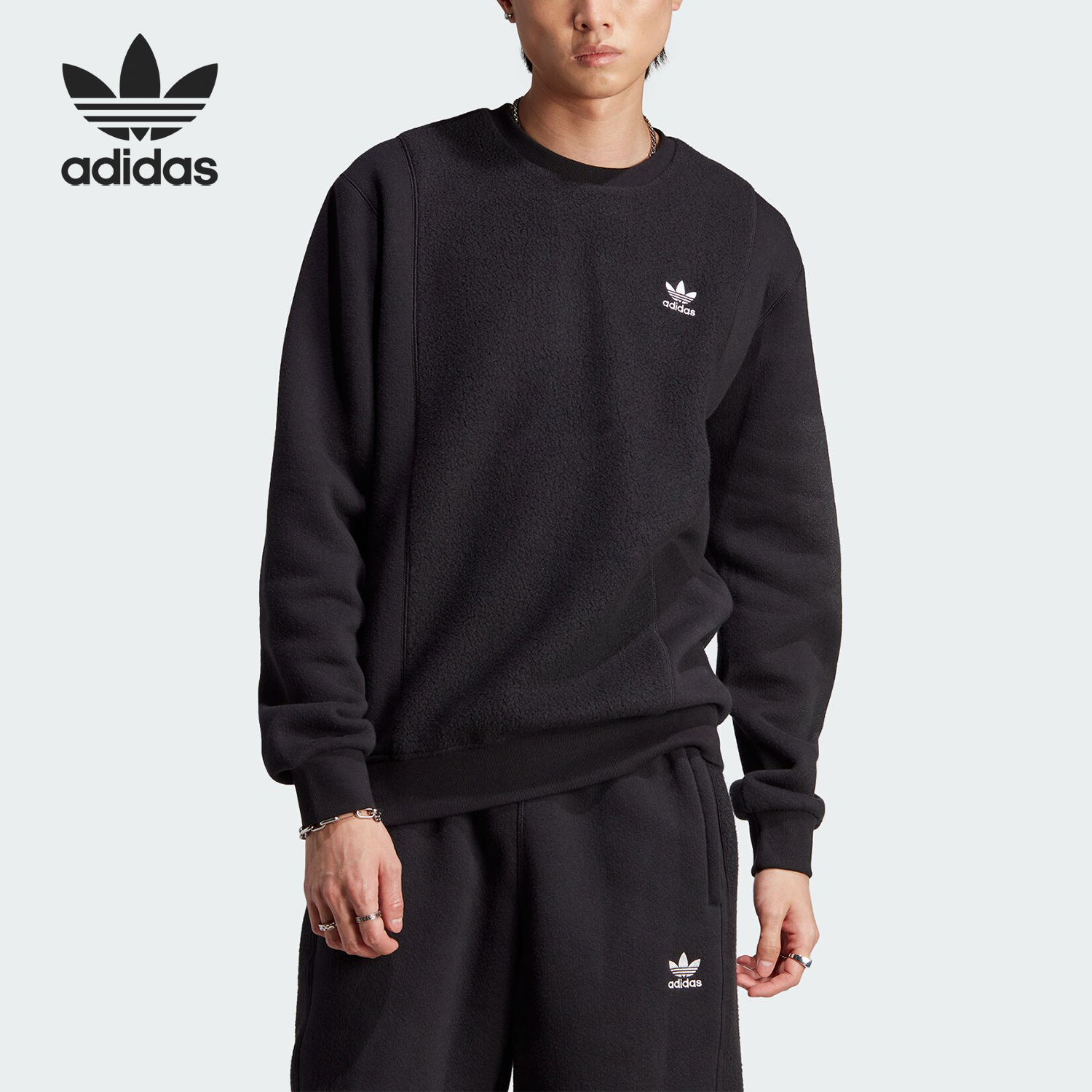 阿迪达斯正品男士运动卫衣