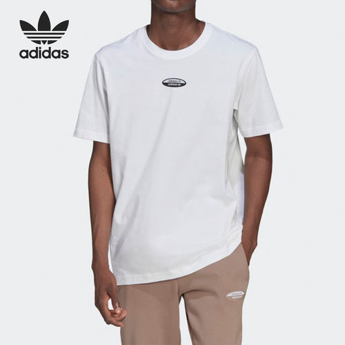 Adidas/阿迪达斯正品三叶草新款男子短袖休闲透气T恤HC2776