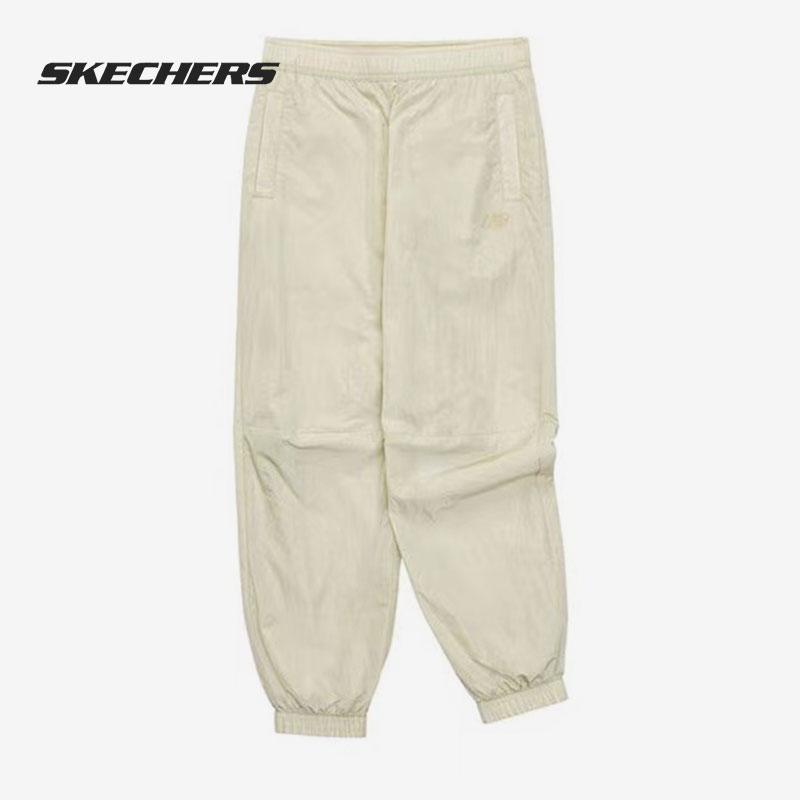 Skechers/斯凯奇正品新款时尚百搭舒适大童束脚运动长裤P122G013