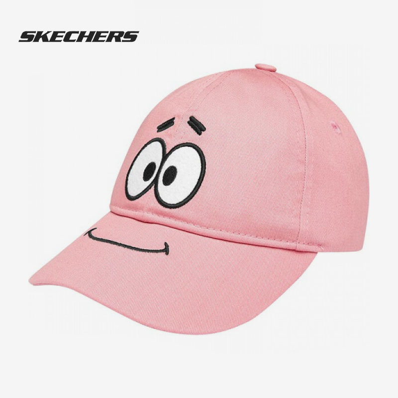 Skechers/斯凯奇正品2022年海绵宝宝系列运动儿童棒球帽 L122K055