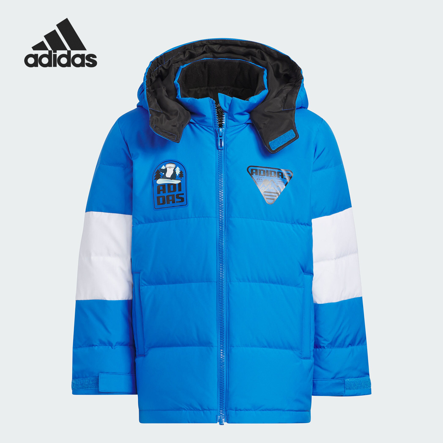 阿迪达斯正品小童运动羽绒服