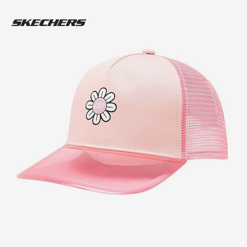 Skechers/斯凯奇正品新款大童百搭防晒透气鸭舌帽棒球帽L222K040