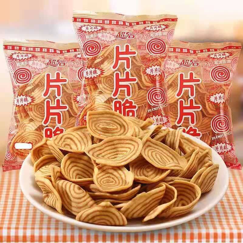 片片潮汕脆猫耳朵猪耳朵酥脆怀旧儿童特产小吃8090儿时休闲零食