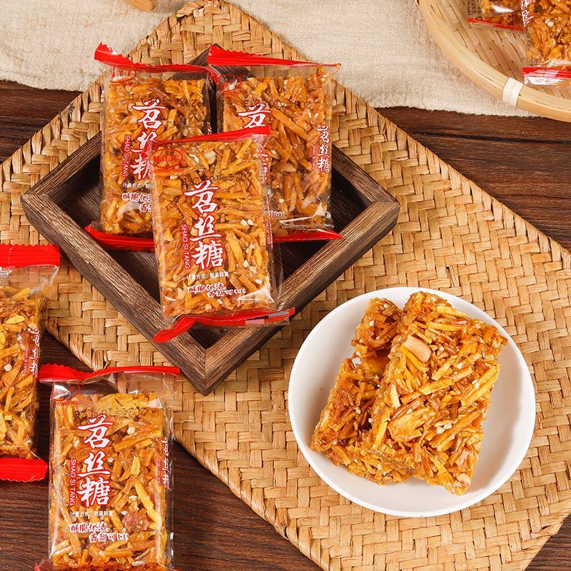 四川特产苕丝糖红薯制作办公室零食糕点特产开袋即食宿舍糕点零食