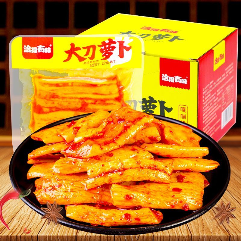 香辣味大刀萝卜干休闲下饭咸菜酱菜解馋零食小吃开味嘎嘣脆小包