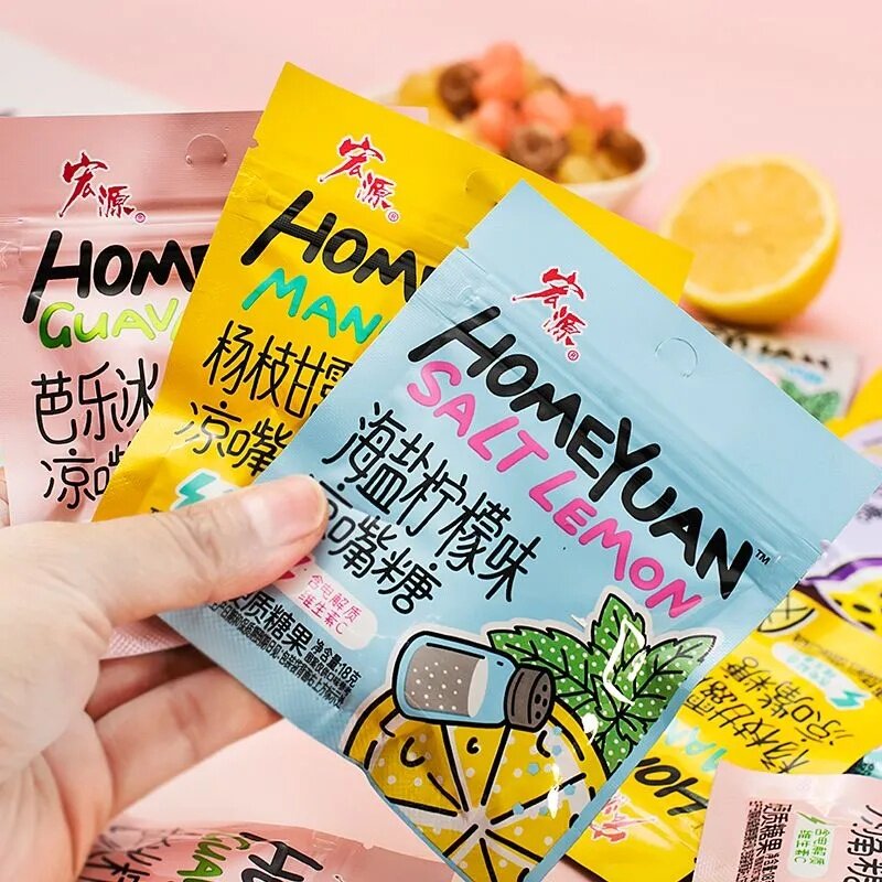 凉嘴糖七种口味果味硬糖小包装校园休闲零食清爽办公室分享装糖果