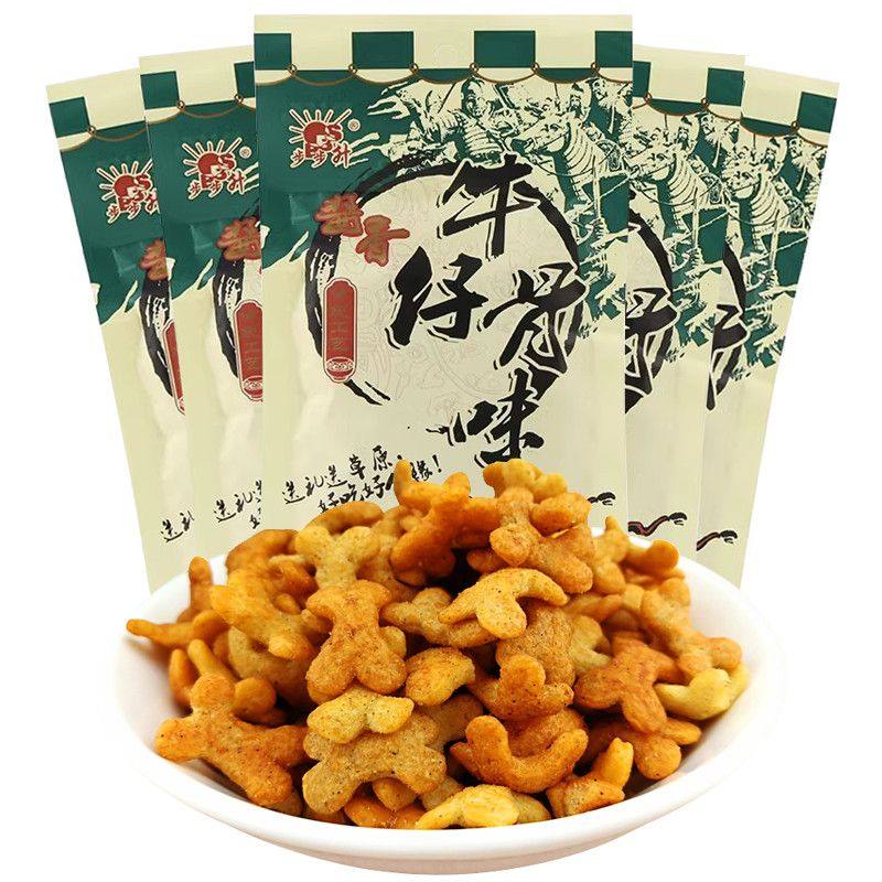 酱香牛仔骨味零食辣骨头非南京板鸭味80后怀旧童年小吃大礼包