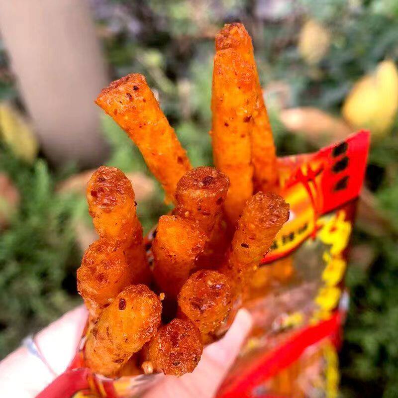 龙和红牛辣条钓鱼岛香辣棒小包装麻辣味8090儿时网红解馋零食小吃