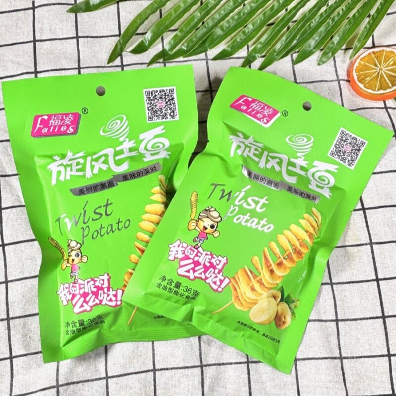 褔凌酱香味旋风土豆36g童年记忆味道怀旧零食网红休闲解馋批发