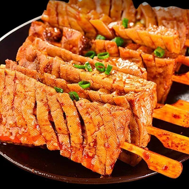 兰花串豆腐干追剧零食小吃湖南特产香辣味豆腐串武冈休闲卤豆腐串