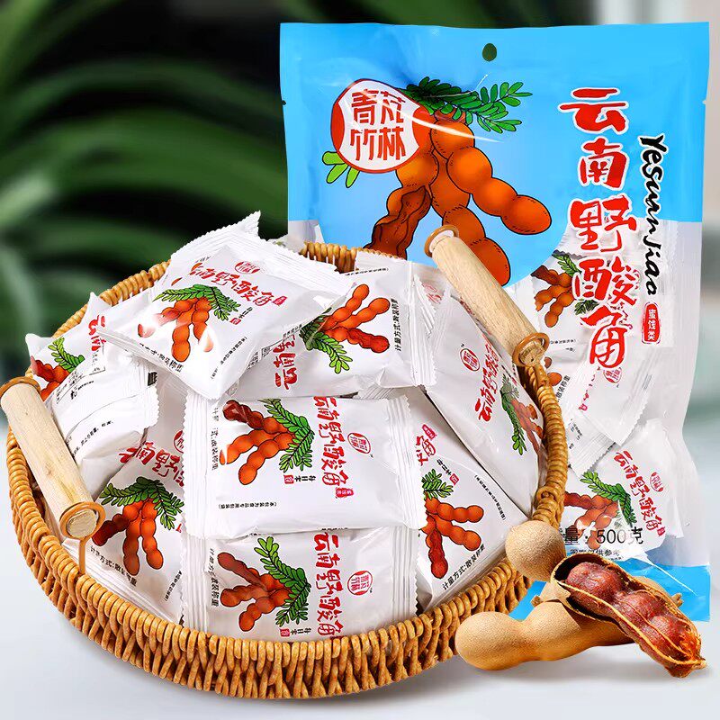 开袋即食休闲零食独立小包装酸甜角糖酸角云南特产蜜饯果铺野酸角