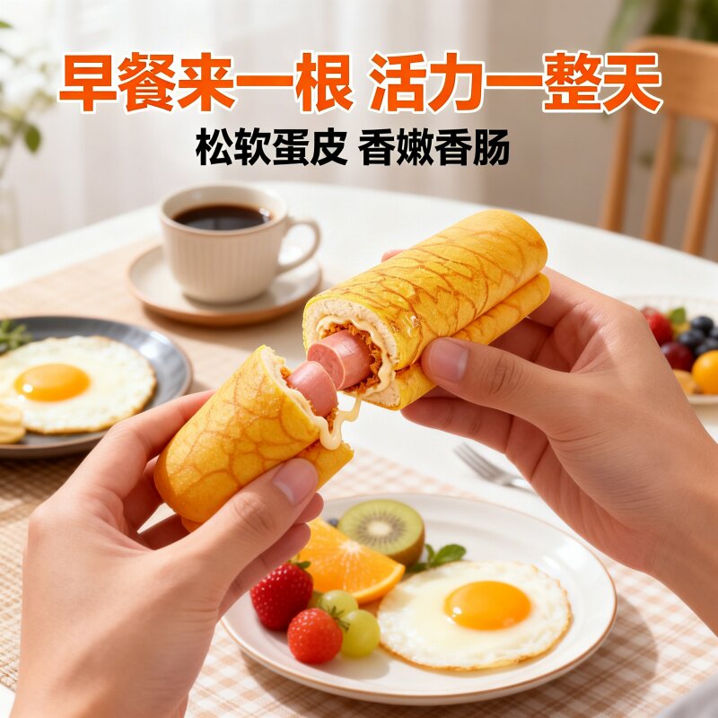 短保面包即食黄金蛋皮热狗面包沙拉肉松夹心面包营养早餐代餐饱腹