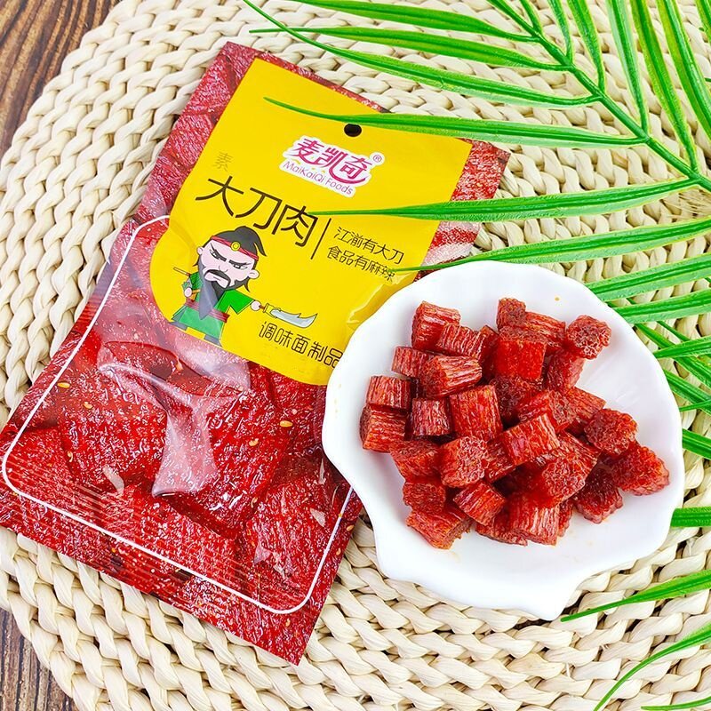 儿时经典怀旧麻辣味素大刀肉解馋小零食休闲食品小吃聚会分享零食