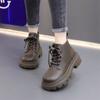 卡恋伊马丁靴绒毛内里橡胶底