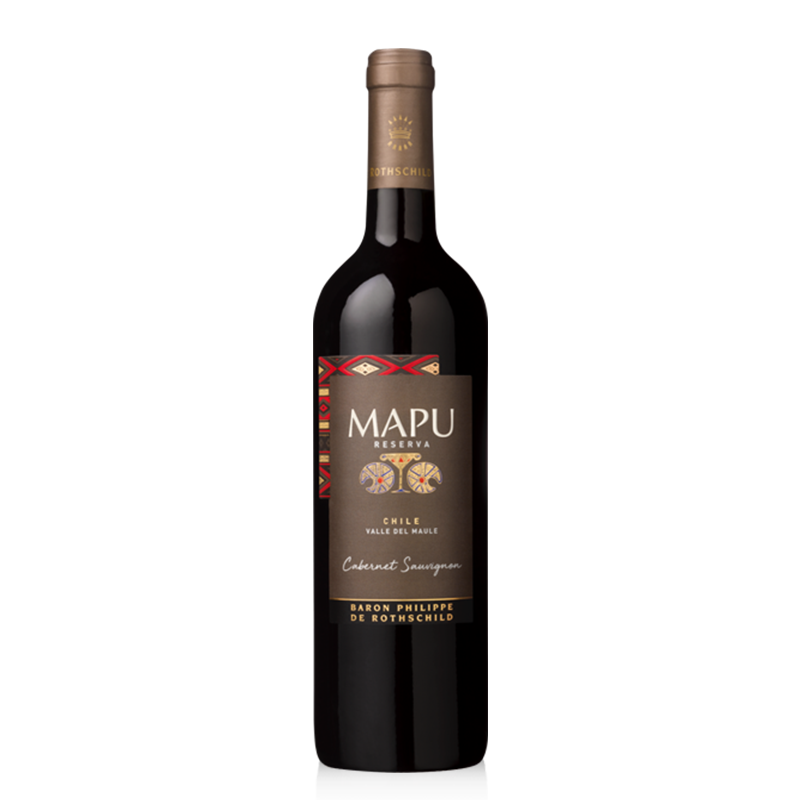【官方直营】大地MAPU珍藏赤霞珠干红葡萄酒750ml 智利进口