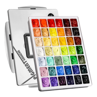 马利牌果冻水粉颜料42色50ml套装美术生专用工具画画全套学生高考联考色彩水彩画绘画玛丽马力官方旗舰店正品