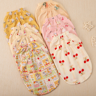 成人纯棉纱布防抓睡眠手套大人夜间防挠老人夏季薄款抓痒连指手套