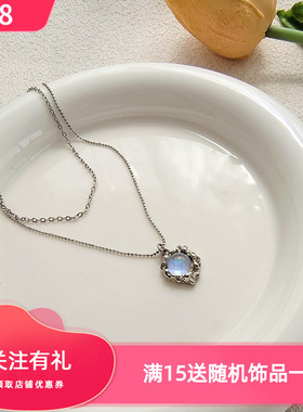 韩式ins风镶锆石唯美项链