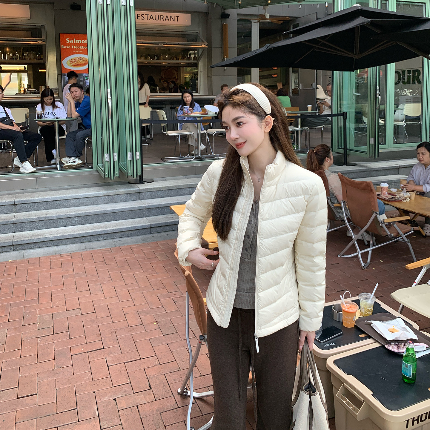 alex stevens立领短款排骨羽绒服女冬季设计感轻薄90白鸭绒外套,女装/女士精品,羽绒服,淘宝优惠券,粉丝福利购,淘宝优惠卷