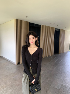 alex stevens 百搭小开衫多色短款修身针织上衣女薄款防晒
