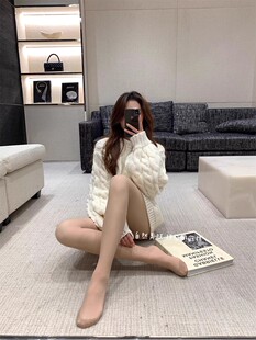 连裤 加绒保暖打底裤 袜黑丝袜 袜女秋季 裸感光腿神器假透肉色打底裤