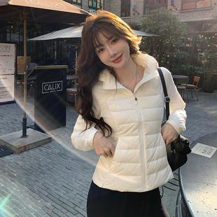 排骨羽絨服女冬短款 90白鴨絨連帽外套保暖面包服 stevens修身 alex