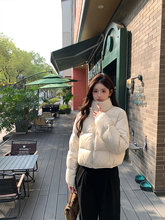 alex stevens肯豆风短款羽绒服女90白鸭绒冬季宽松加厚面包服外套