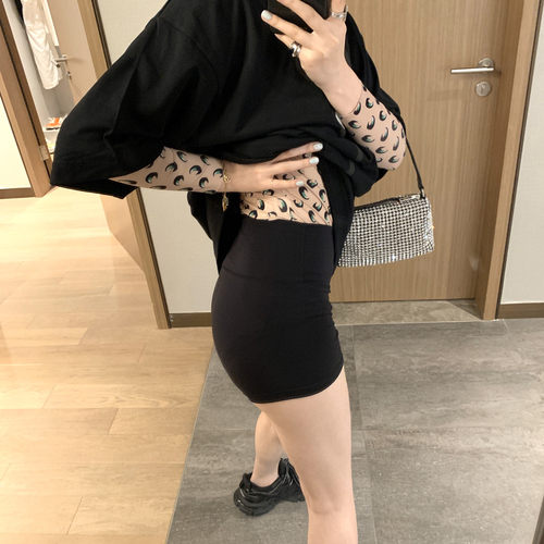 黑色打底紧身收腹提臀夏季安全裤