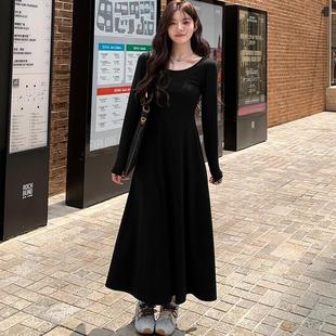 性感修身 连衣裙女秋季 打底内搭长裙子 stevens钓系约会裙长袖 alex