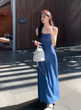 alex stevens今年流行卡戴珊细吊带连衣裙女秋夏季海边修身长裙子