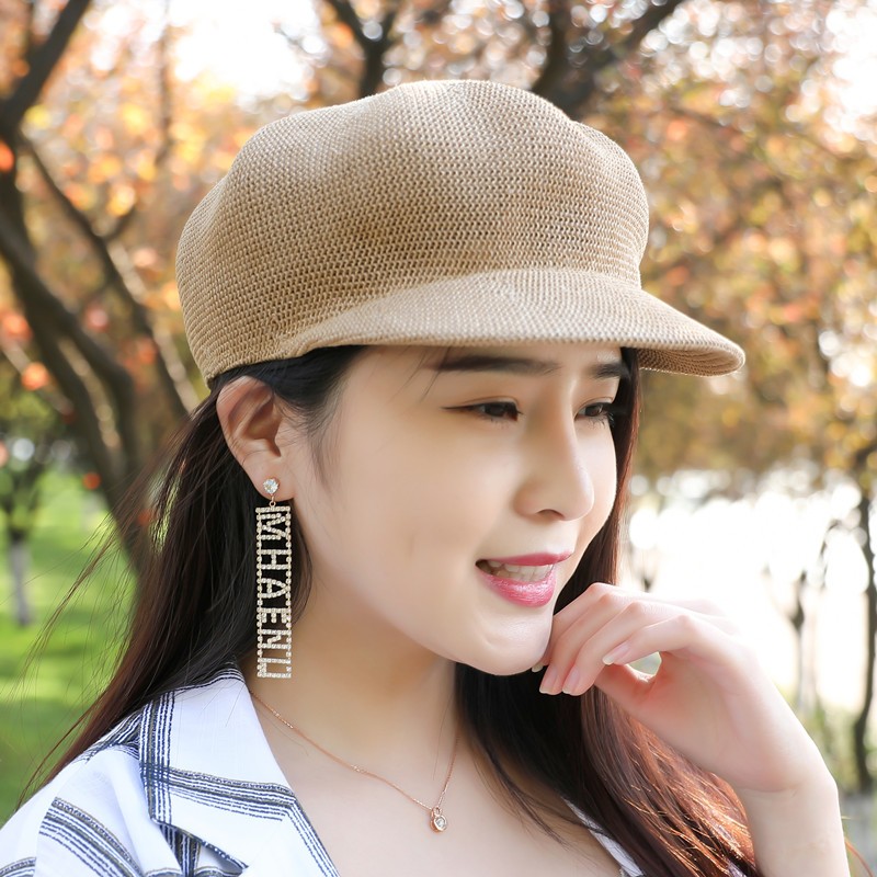 草帽韩版百搭出游遮阳帽防晒