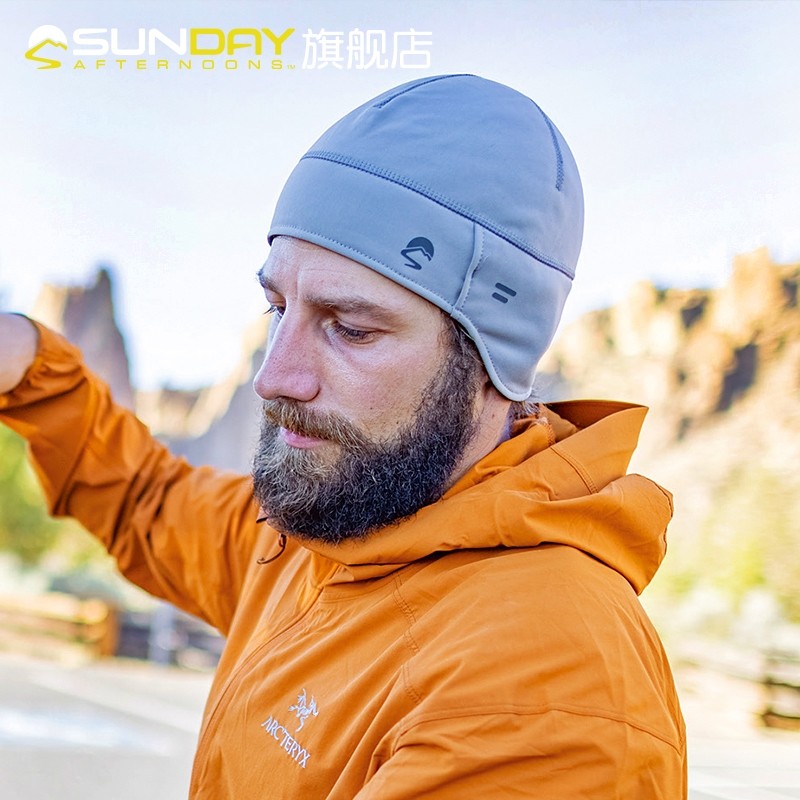 Sundayafternoons成人男女户外运动跑步防寒保暖头盔