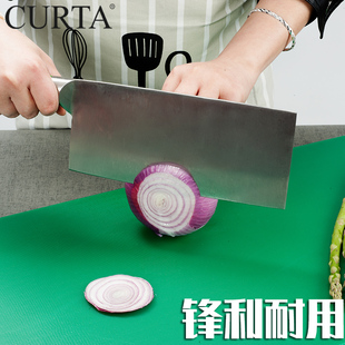 科得分色中厨刀家用刀具菜刀切肉商用塑柄厨师刀锻打片刀桑刀