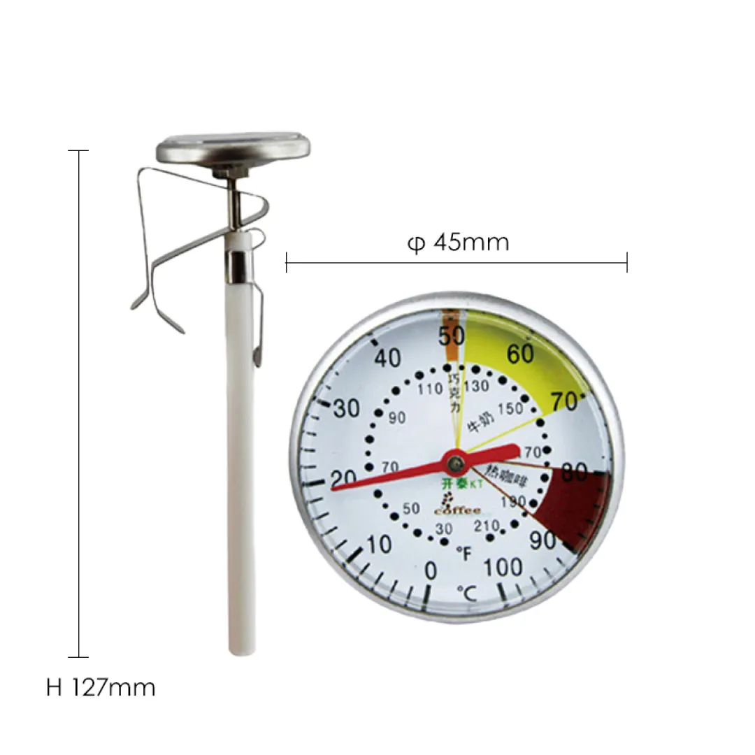科得手冲咖啡温度计水温计食品测水温高精度探针式拉花奶温计