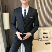 休闲职业小西装 萨巴维西服套装 外套 修身 伴郎新郎结婚正装 男士 韩版