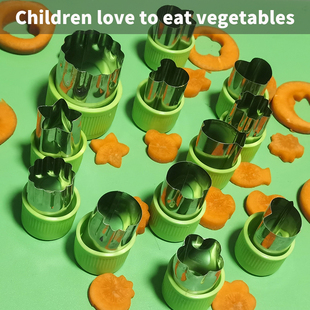 果蔬切花模具饼干烘焙造型模具亲自游戏凉菜拼盘工具菜品装饰