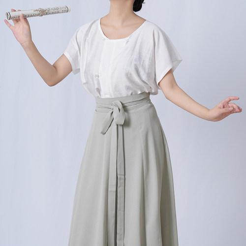 漫春雪汉服【昭昭】唐背子唐制短衫 唐褙子 人丝舒适透气夏季女装