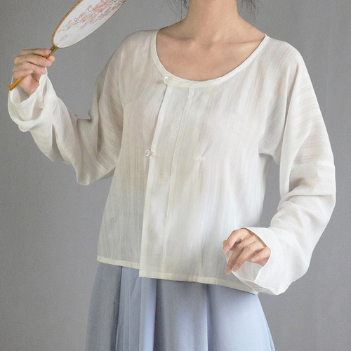 唐制圆领衫垂领衫日常舒适春夏